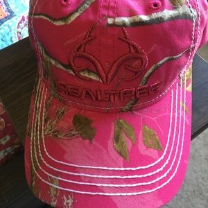 Realtree pink camo ball cap
